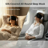 FACEMOON masque yeux soie Mulberry, parfait pour sieste au bureau ou maison