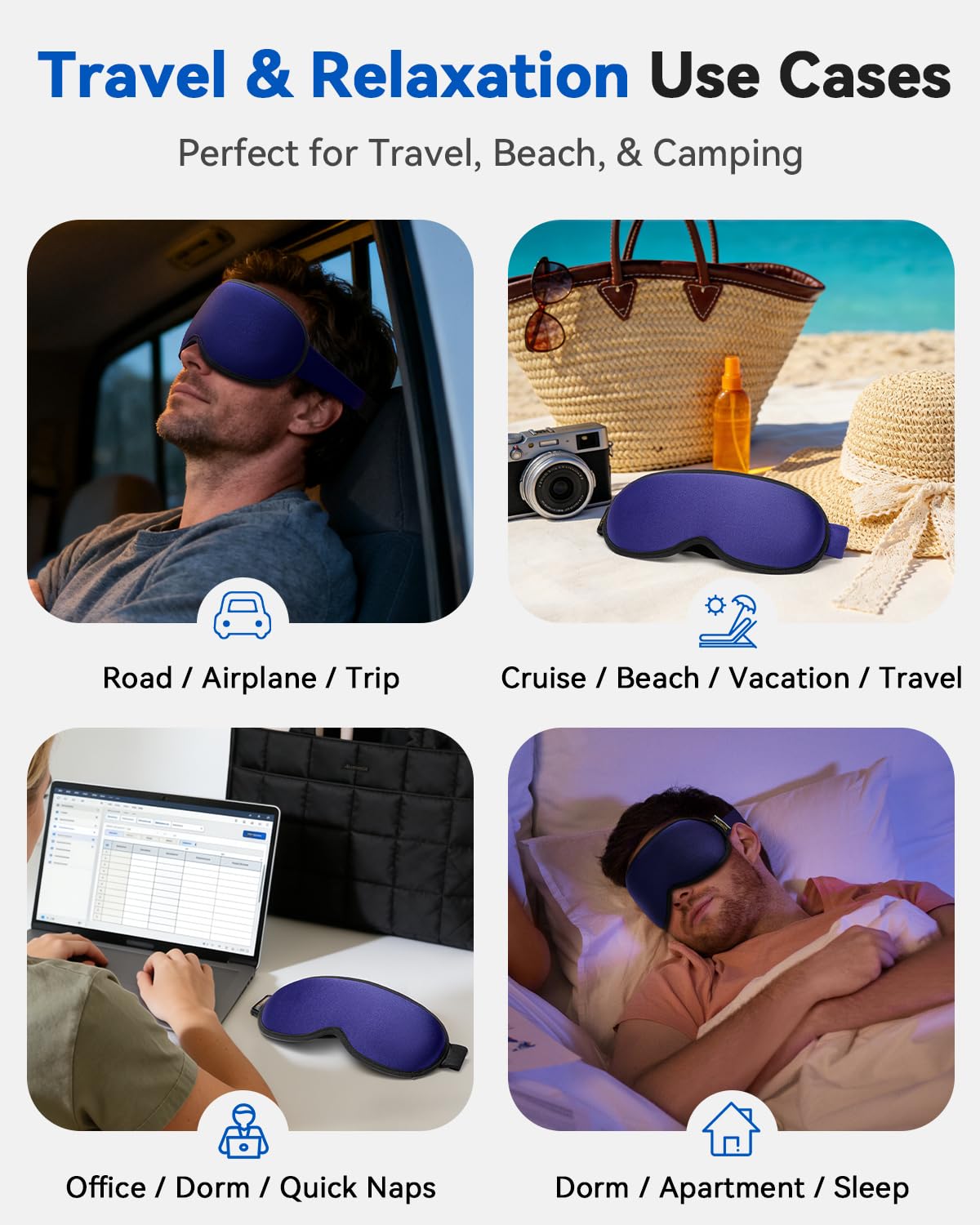 FACEMOON utilisation voyage – dormez pendant trajets.