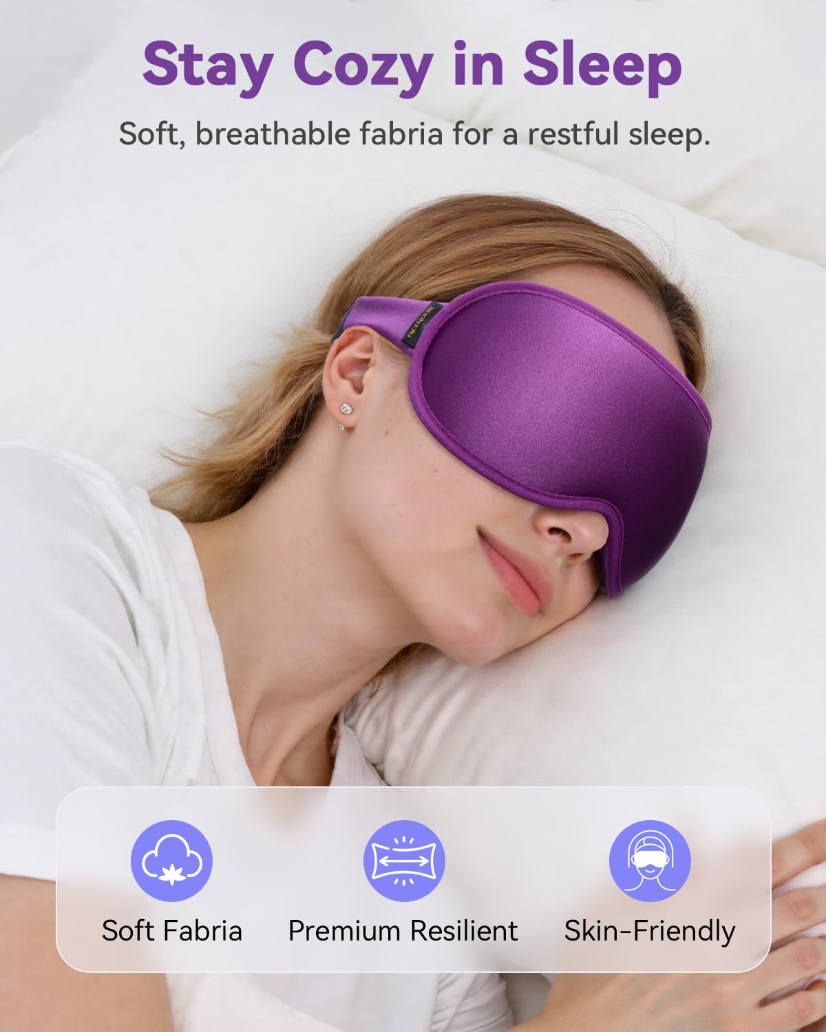FACEMOON Idéal pour voyage avion et croisière nocturne