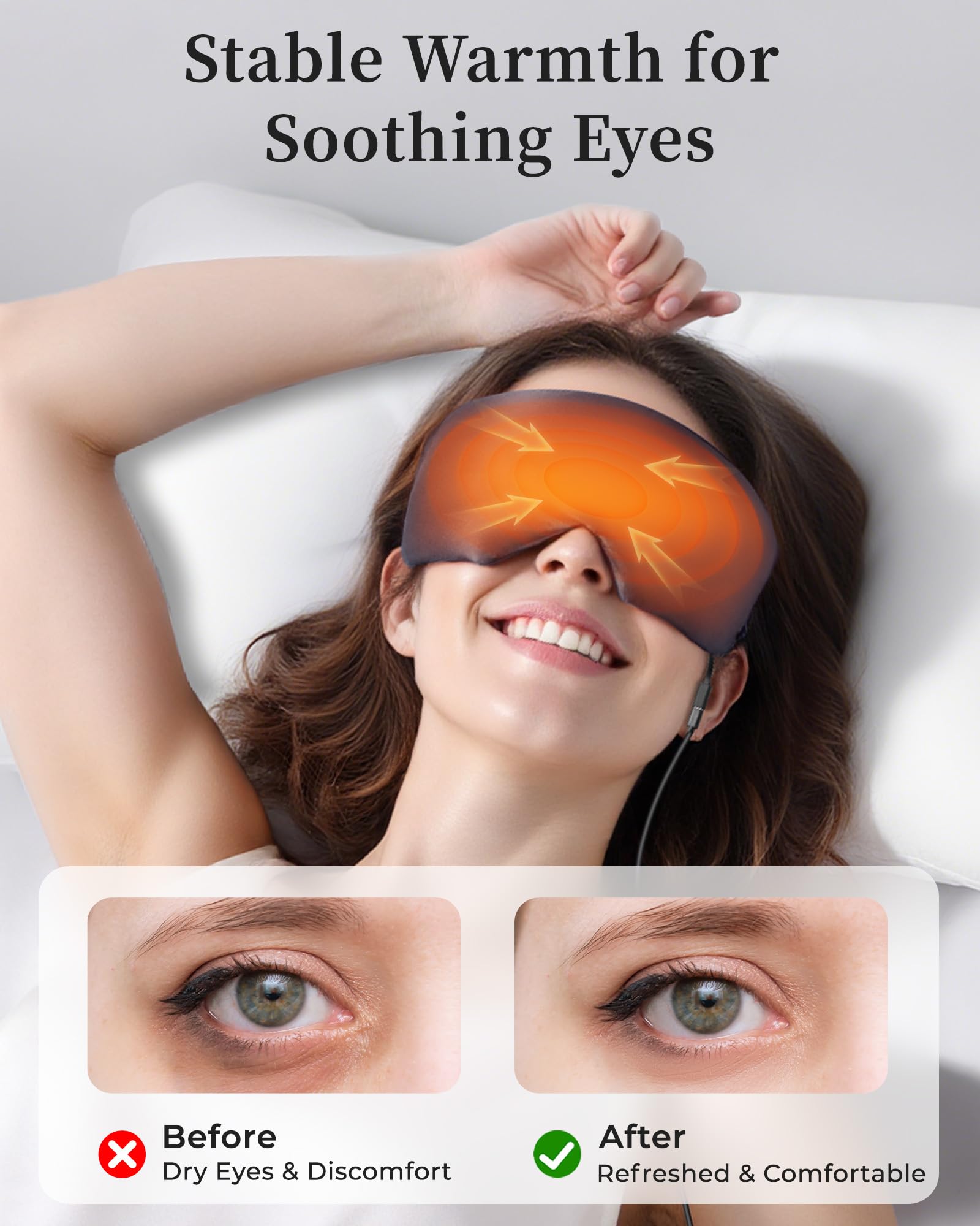 FACEMOON réglage chaleur 3 niveaux pour personnaliser l’expérience.
