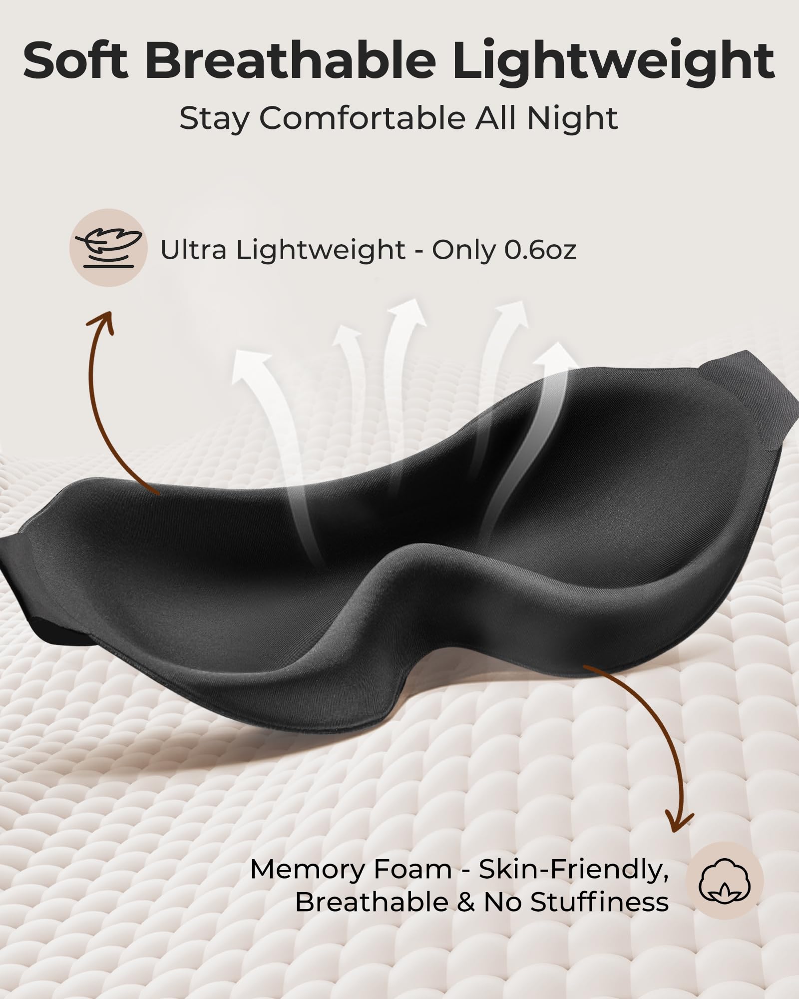 FACEMOON sangle-stable: maintien antidérapant sans irritations d'oreilles.