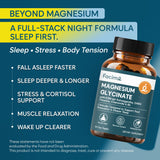 Facime bouteille présentant la gamme Sommeil et Relaxation pour des nuits calmes.