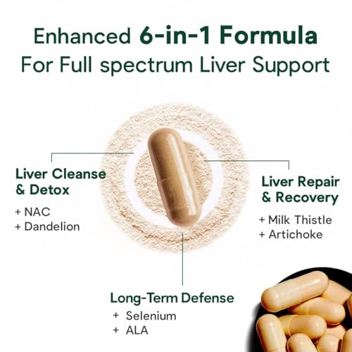 Facime Ingrédients 6-dose clinique – formulation transparente et puissante pour le foie.