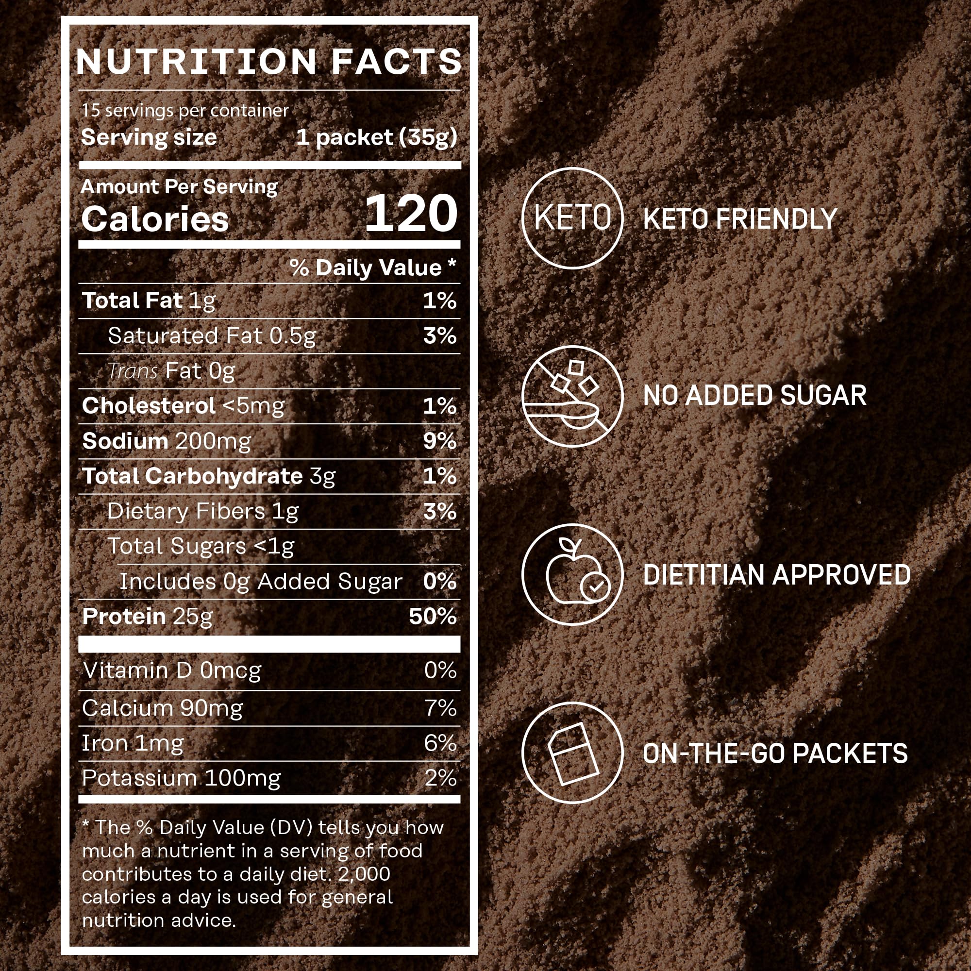 Factor Form sans sucre ajouté, adapté aux régimes faibles en glucides.