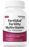 FertilAid Fairhaven Health : bouteille prête à l’emploi pour le complément prénatal.