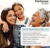 FertilAid pour Femmes Fairhaven Health — flacon translucide montrant les comprimés