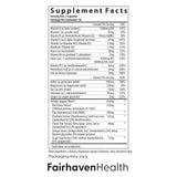 FertilAid pour Femmes Fairhaven Health — ingrédients clés Vitex et folate