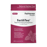 Fairhaven Health FertiliTea, infusion bio d’herbes pour un rituel quotidien.