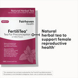 Sachet sous vide FertiliTea préservant fraîcheur et commodité.