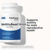 MotilityBoost: L-Carnitine et vitamines B pour soutenir l'énergie et le métabolisme.
