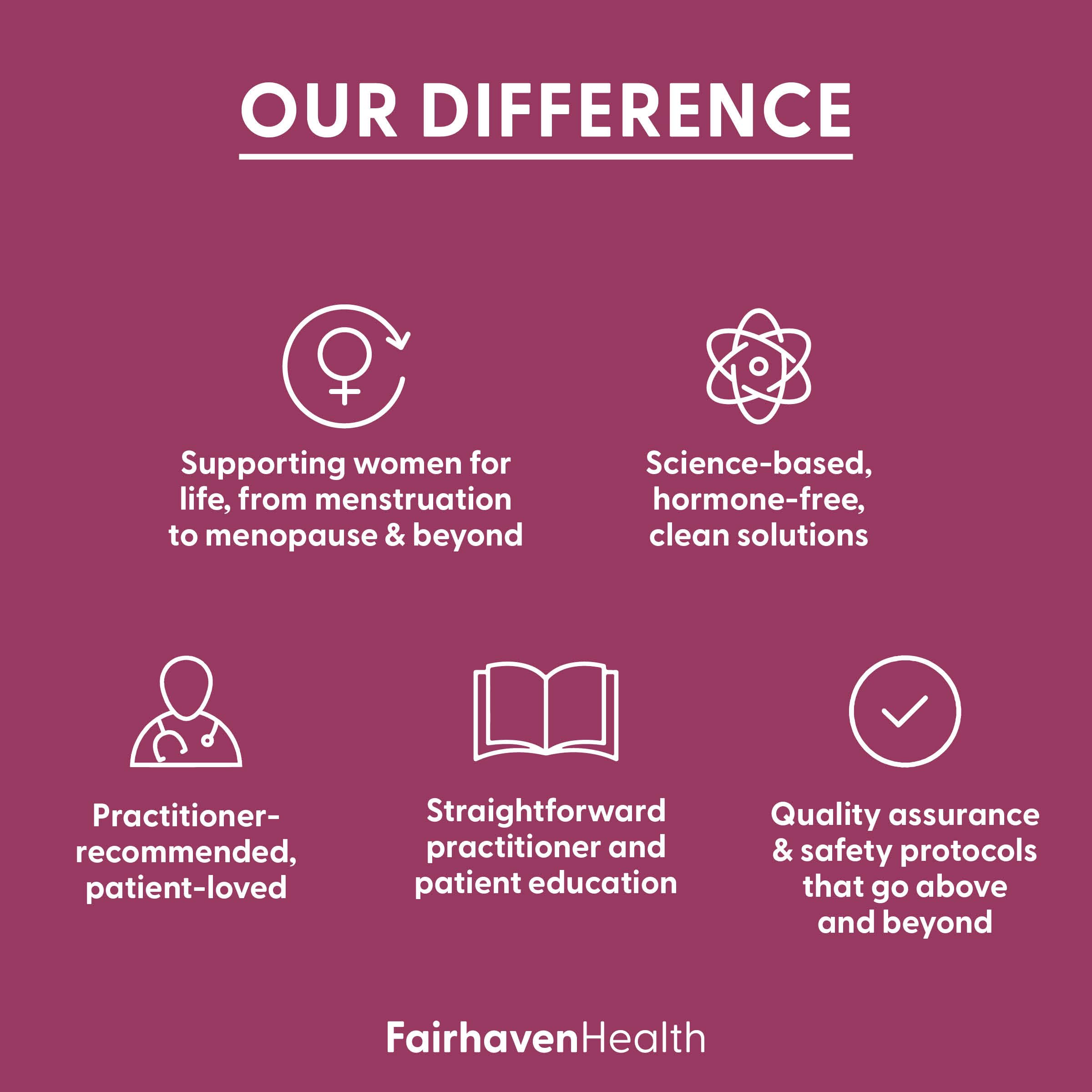 OvaBoost Fairhaven Health – folate méthylé présenté dans la formule.