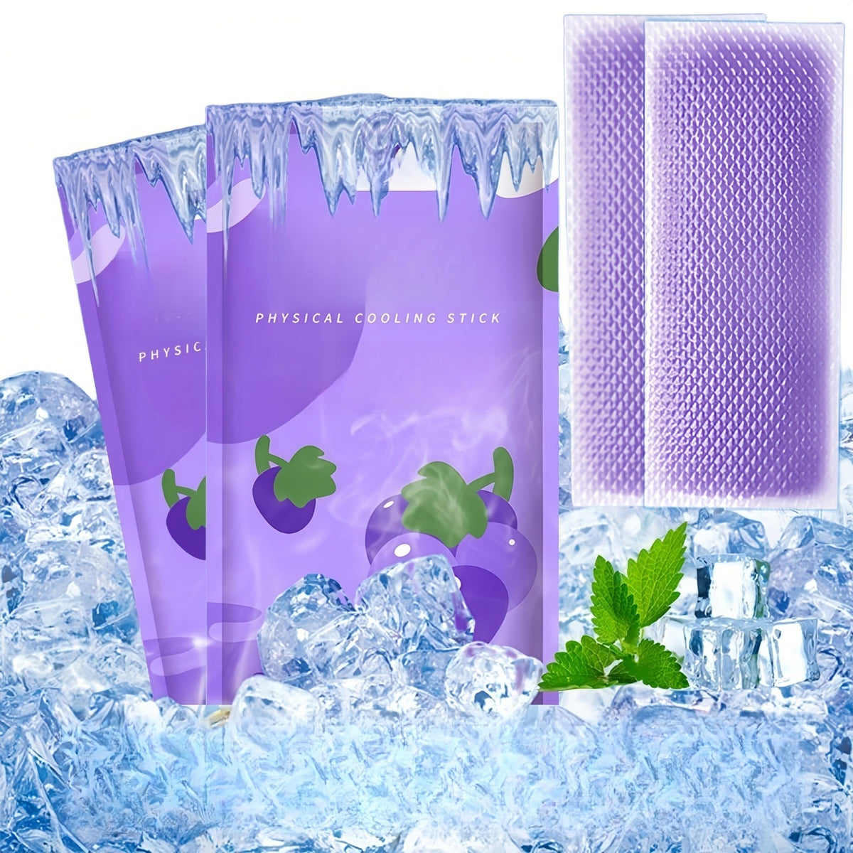 Patch FANBODTA front froid appliqué pour rafraîchir rapidement le front