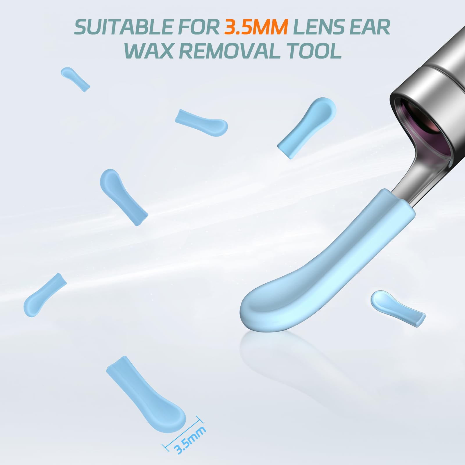 Fanlee embouts faciles à installer – remplacement rapide avec otoscope 3,5 mm.