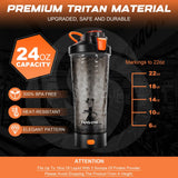 Capacité 24oz idéale pour une boisson protéinée après l'entraînement