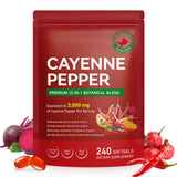 FANSHI Cayenne Softgels, bouteille: soutien quotidien à l'énergie et à la circulation.