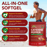 FANSHI Cayenne Softgels, faciles à prendre dans la routine quotidienne.