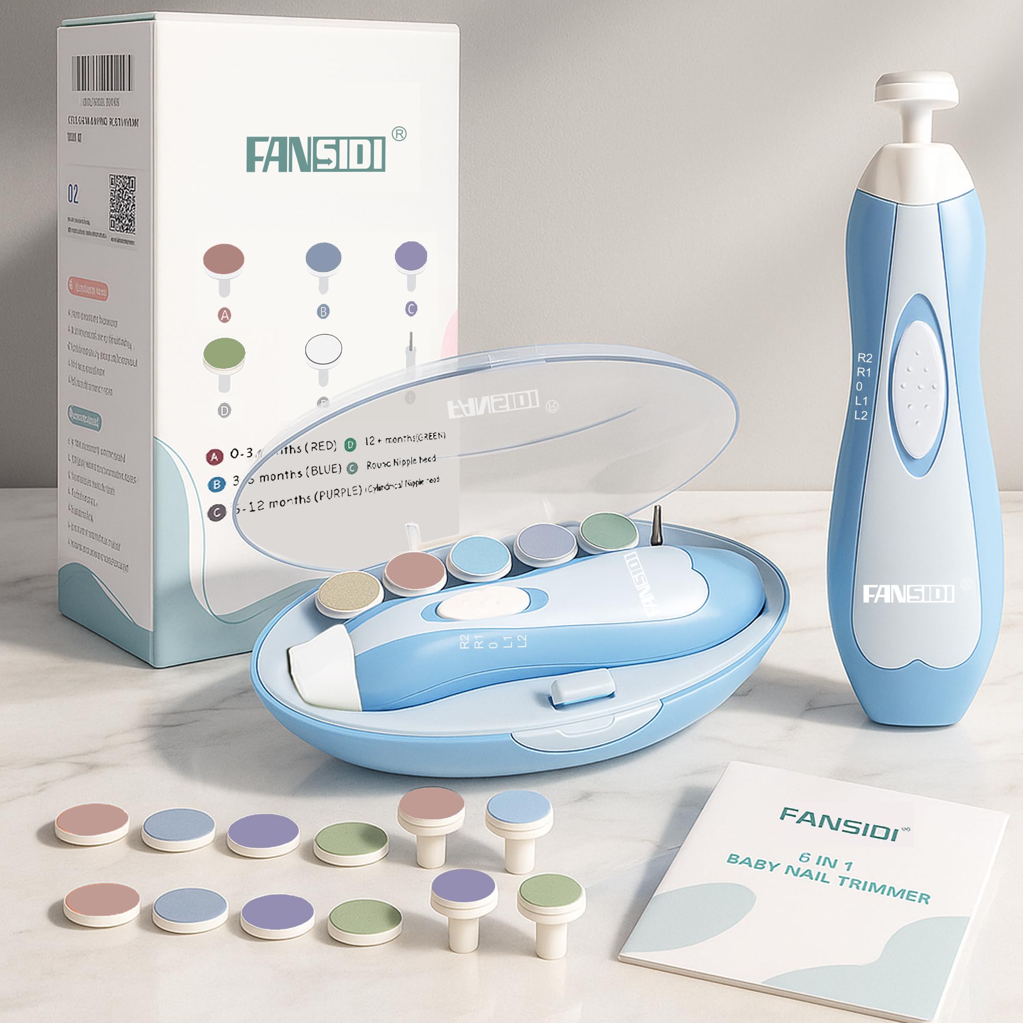 Fansidi kit 18 pièces avec étui compact pour voyage pratique