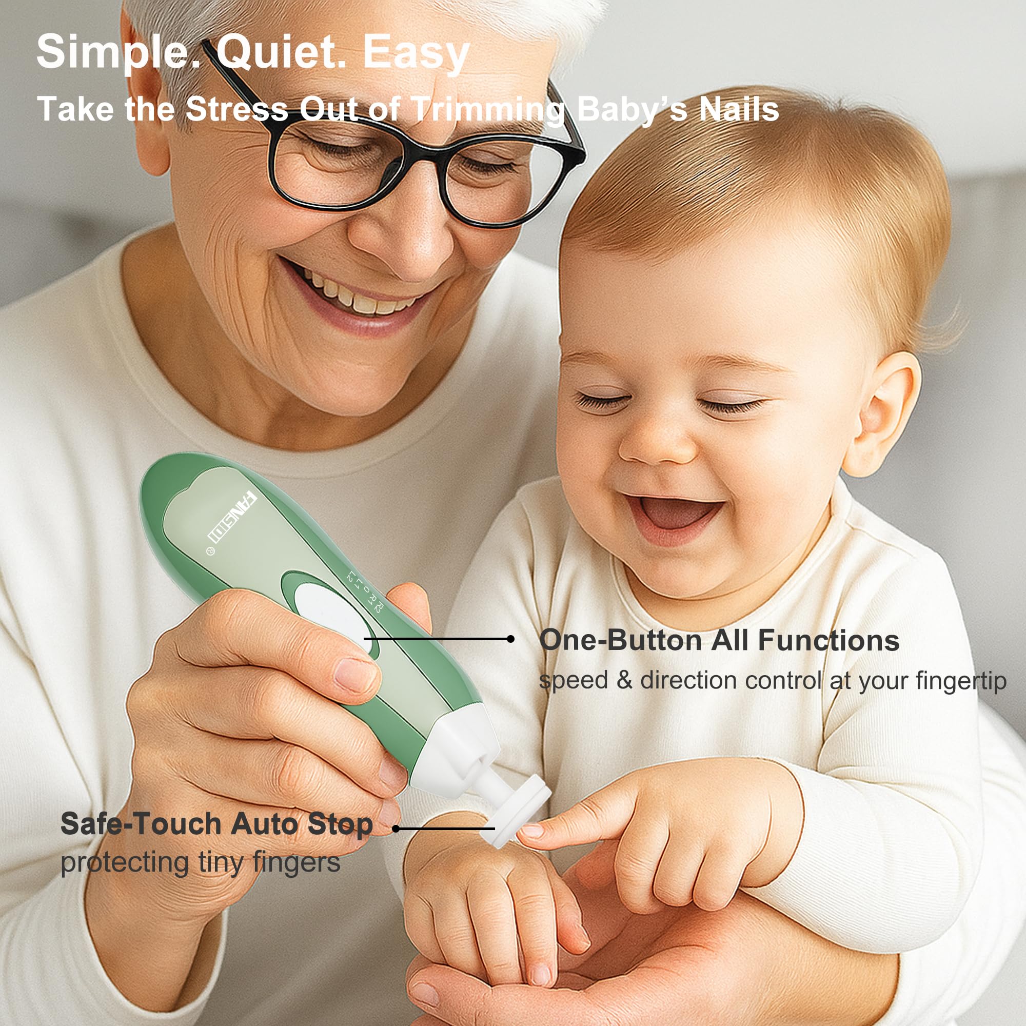 Fansidi kit 18 pièces, embouts et tampons pour évoluer avec l'enfant.