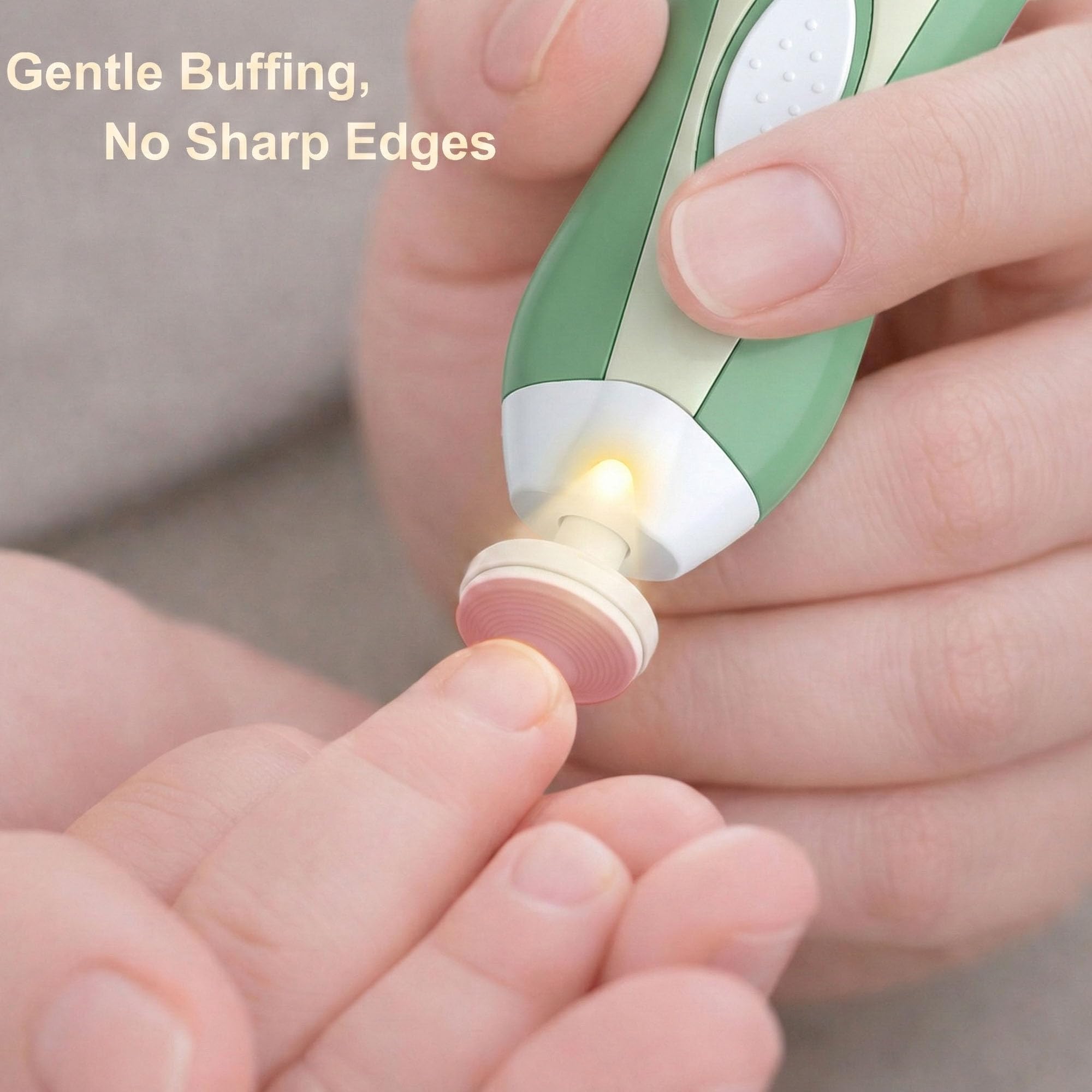 Fansidi lime à ongles bébé, ergonomie anti-glisse pour une prise stable.