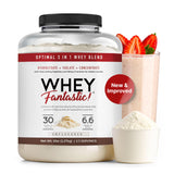 Fantastic Nutrition Whey 3-en-1 emballage clair et pratique pour stockage.