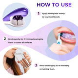 Faouoice Violet dentifrice: arôme frais et xylitol pour haleine.