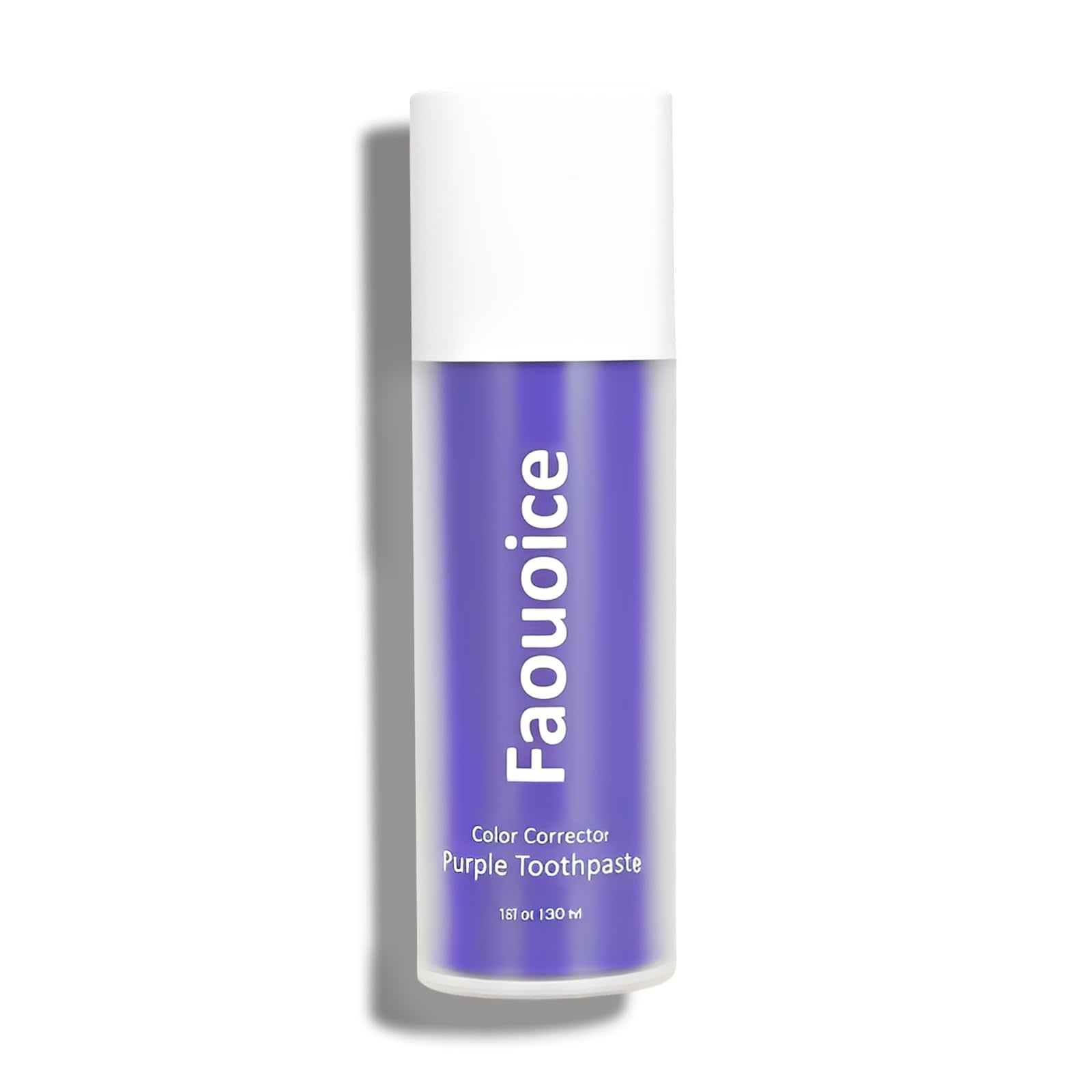 Faouoice Violet dentifrice: correction couleur pour sourire plus lumineux.