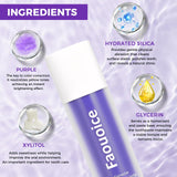 Faouoice Violet dentifrice: fraîcheur durable après le brossage.