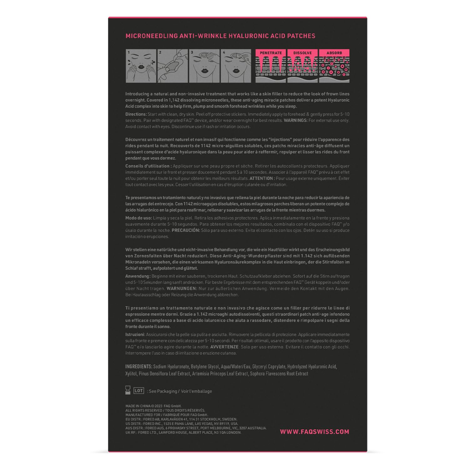 FAQ Patch Hyaluronique Front – peau rafraîchie et tonifiée.