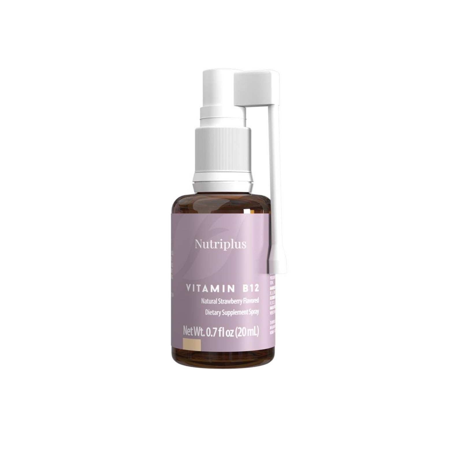 FARMASi Nutriplus B12 Spray — embout pratique pour absorption rapide.