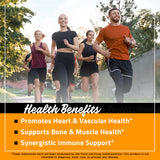 D3 K2 MK-7 et absorption rapide illustrées par une capsule FarmHaven.