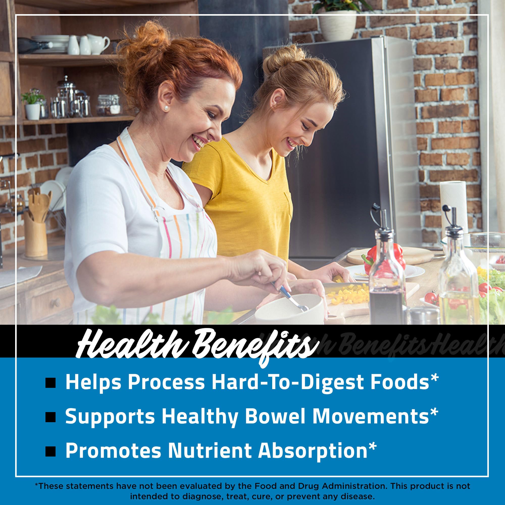 FarmHaven Digestive Enzymes: herbes comme menthe et gingembre pour apaiser l'estomac.
