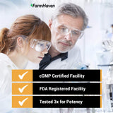 Routine santé quotidienne avec soutien potentiel des articulations grâce à FarmHaven Curcumin.