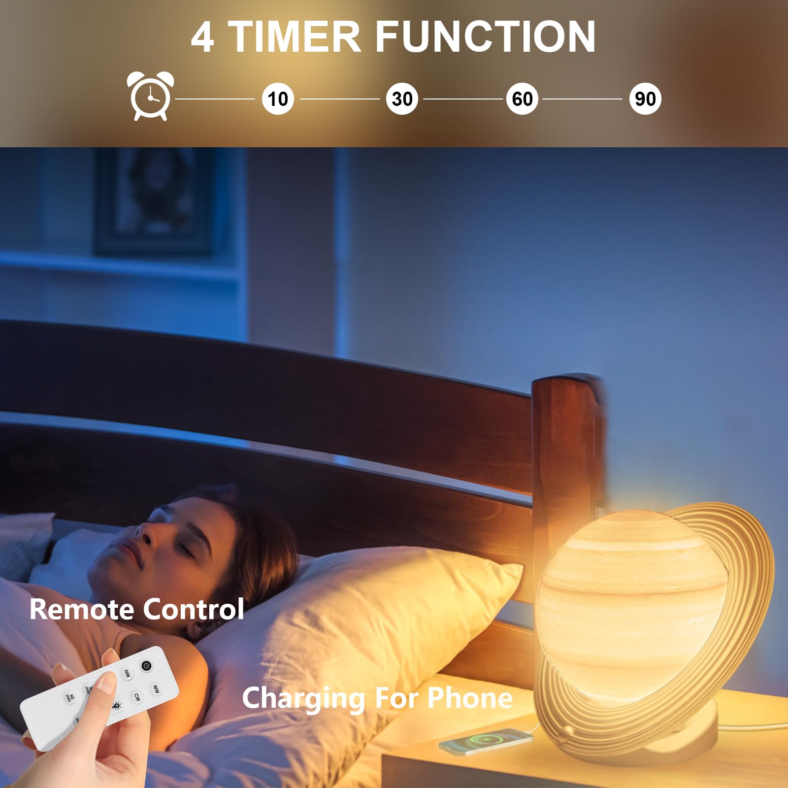 Lampe FARRIDE mémorise vos réglages pour une expérience fluide.