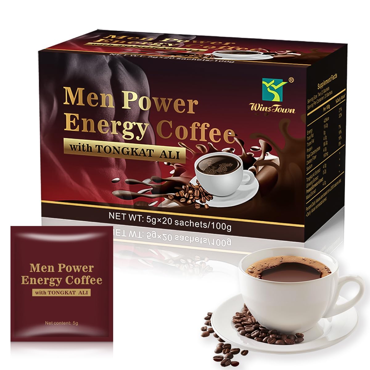 FARWIX café énergie herbal pour homme – sachets faciles pour un coup de boost naturel.