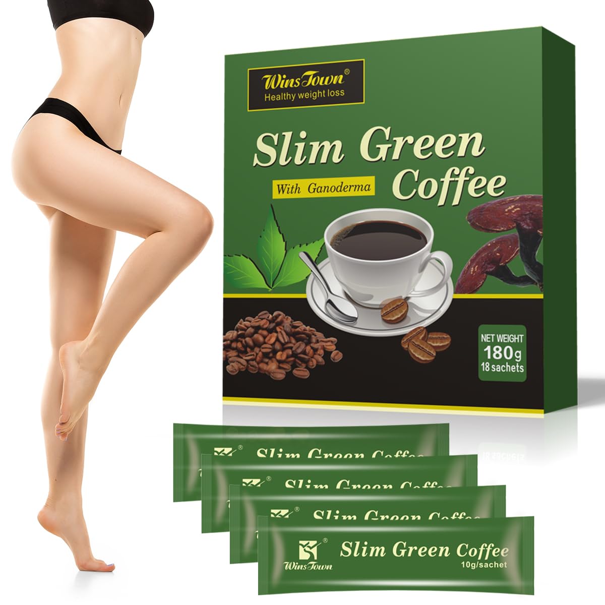 FARWIX poudre grains de café vert – texture fine prête à mélanger