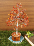 FASHIONZAADI Arbre bonsai carnelian, stimule créativité et concentration.