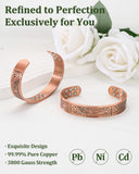 Fashtour bracelet cuivre avec aimants néodyme, finition lumineuse et allure moderne.