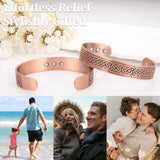 Bracelet Fashtour cuivre pur dans son coffret cadeau, idéal pour offrir.