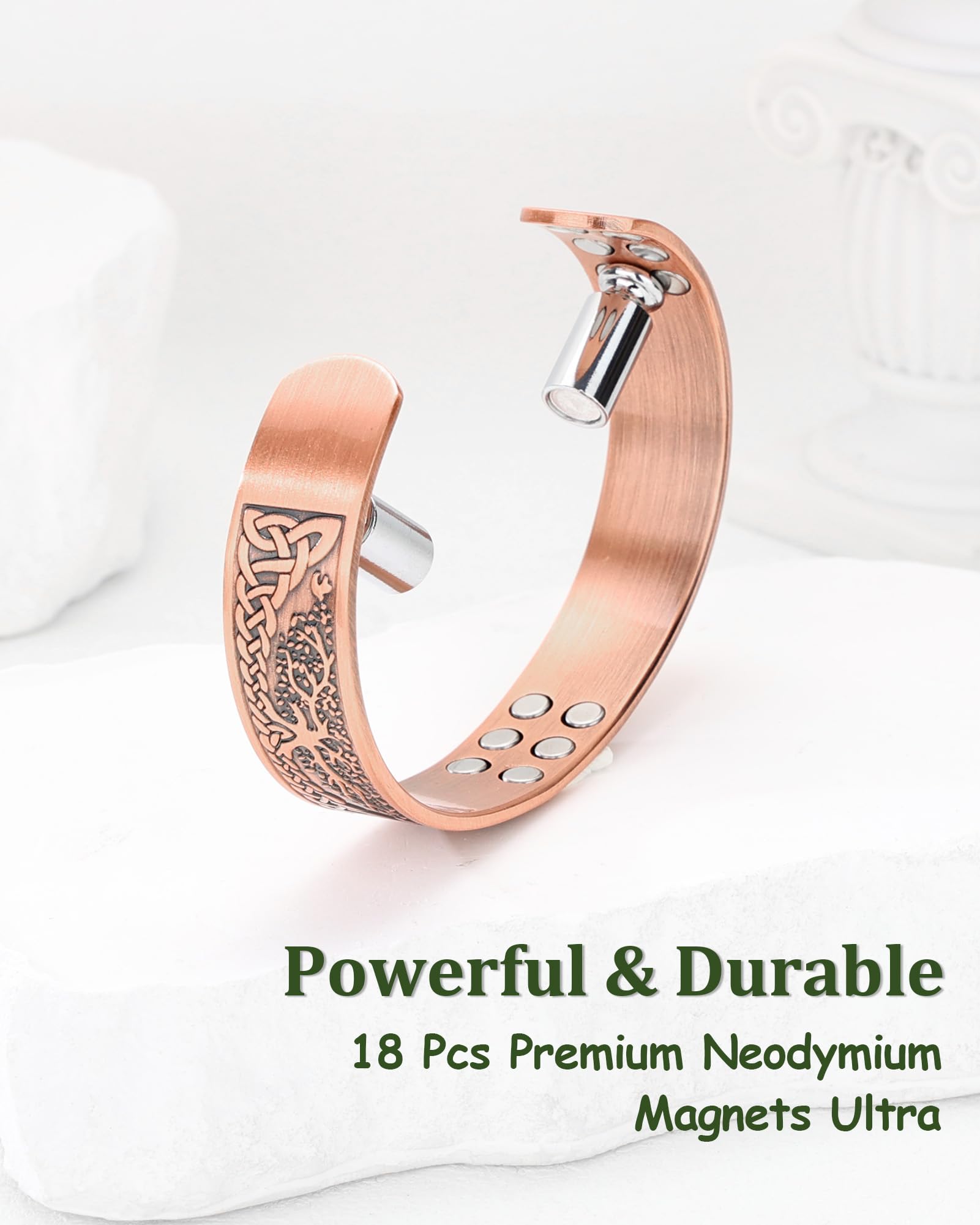Fashtour bracelet cuivre hypoallergenique sans nickel, idéal pour un port quotidien.