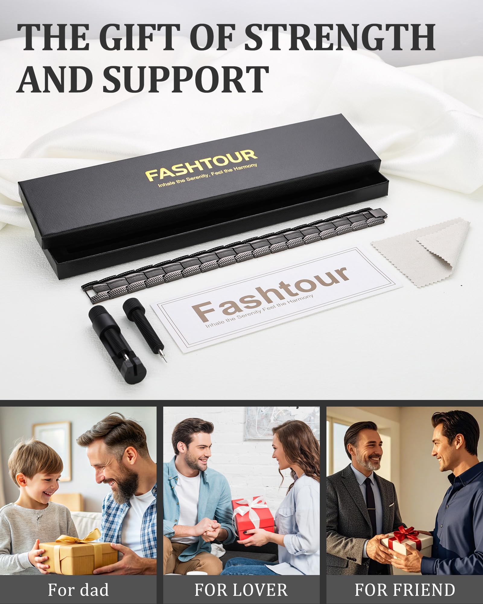 Fashtour bracelet magnétique pour usage quotidien et confort potentiel