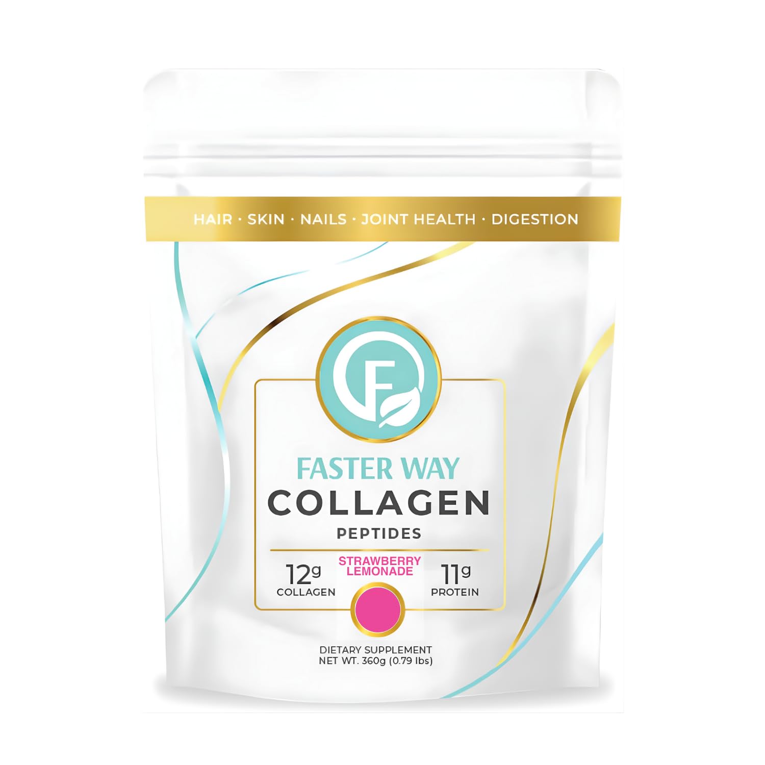 Faster Way Collagen: scoop dans café, intégration rapide dans la routine matinale
