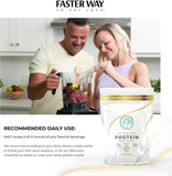 FASTer Way Protéine Boeuf Vanille Sans Lait, alternative sans produits laitiers.