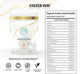 FASTer Way Protéine Boeuf Vanille Shaker, mélange rapide et goût agréable.
