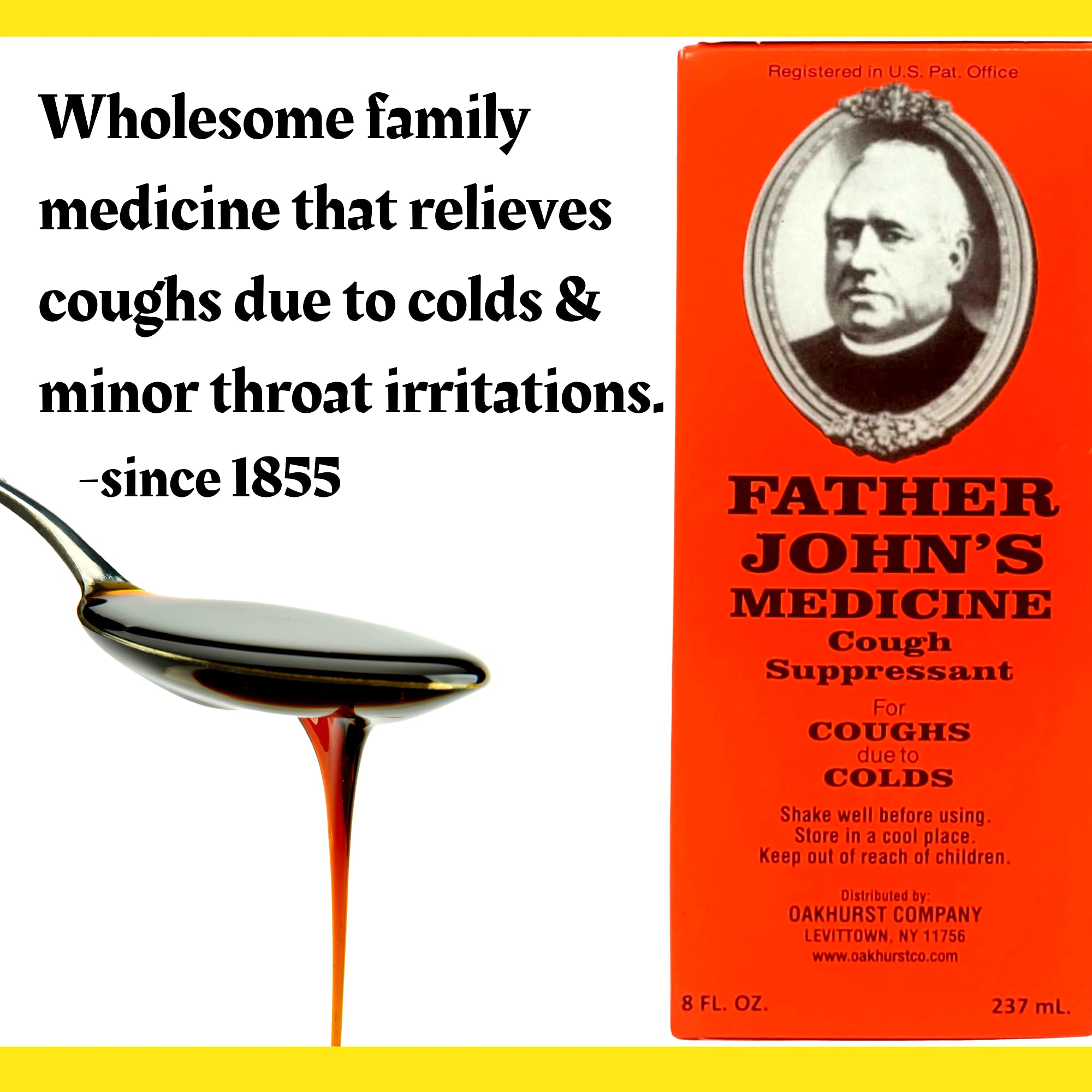 Arômes reglisse et extraits dans la formule Father John's.