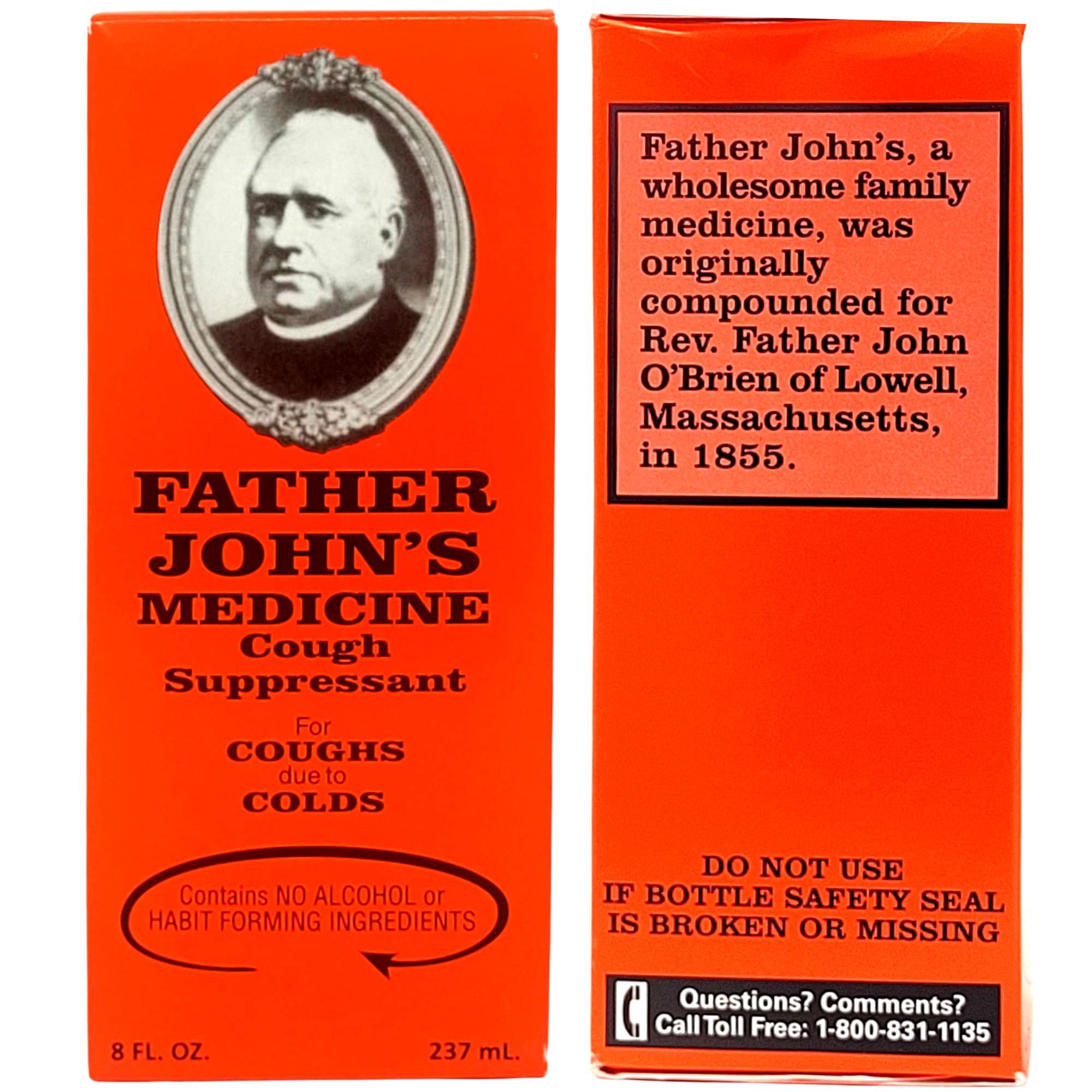 Gamme de soins et medicaments Father John's disponible.