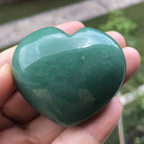 Favoramulet Cœur Aventurine Verte 80 g, compagnon discret pour le stress et la respiration.