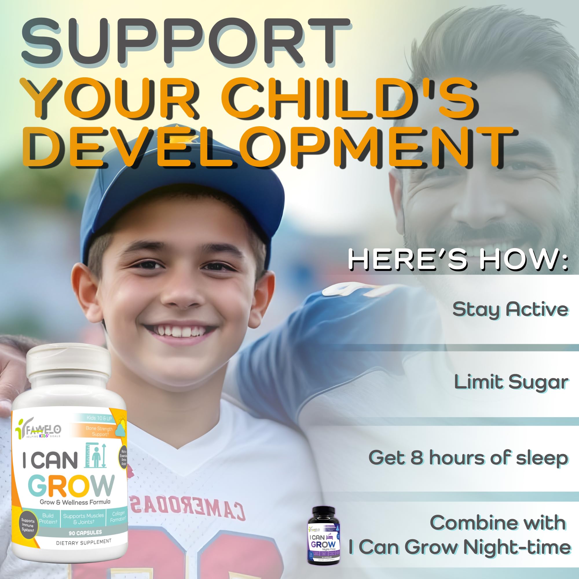 Capsules faciles à prendre au repas avec Fawelo I Can Grow