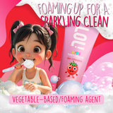 Dentifrice enfant Fawelo LOL mousse végétale – mousse légère sans agents agressifs.