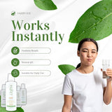 FAZZET LUZ: zinc citrate rafraîchit et neutralise les odeurs.