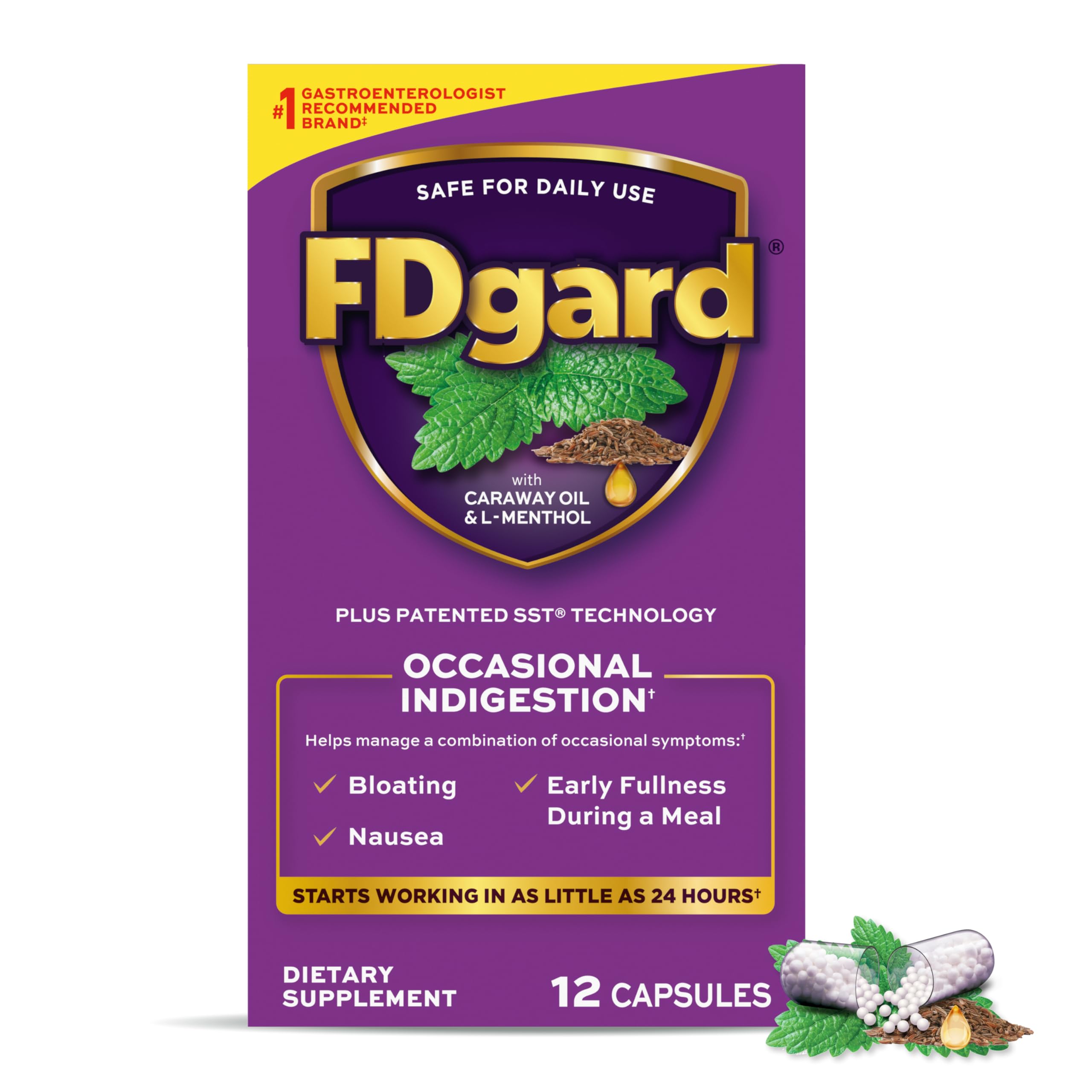 FDgard, bouteille prête à l’emploi pour l’indigestion occasionnelle avant le repas.